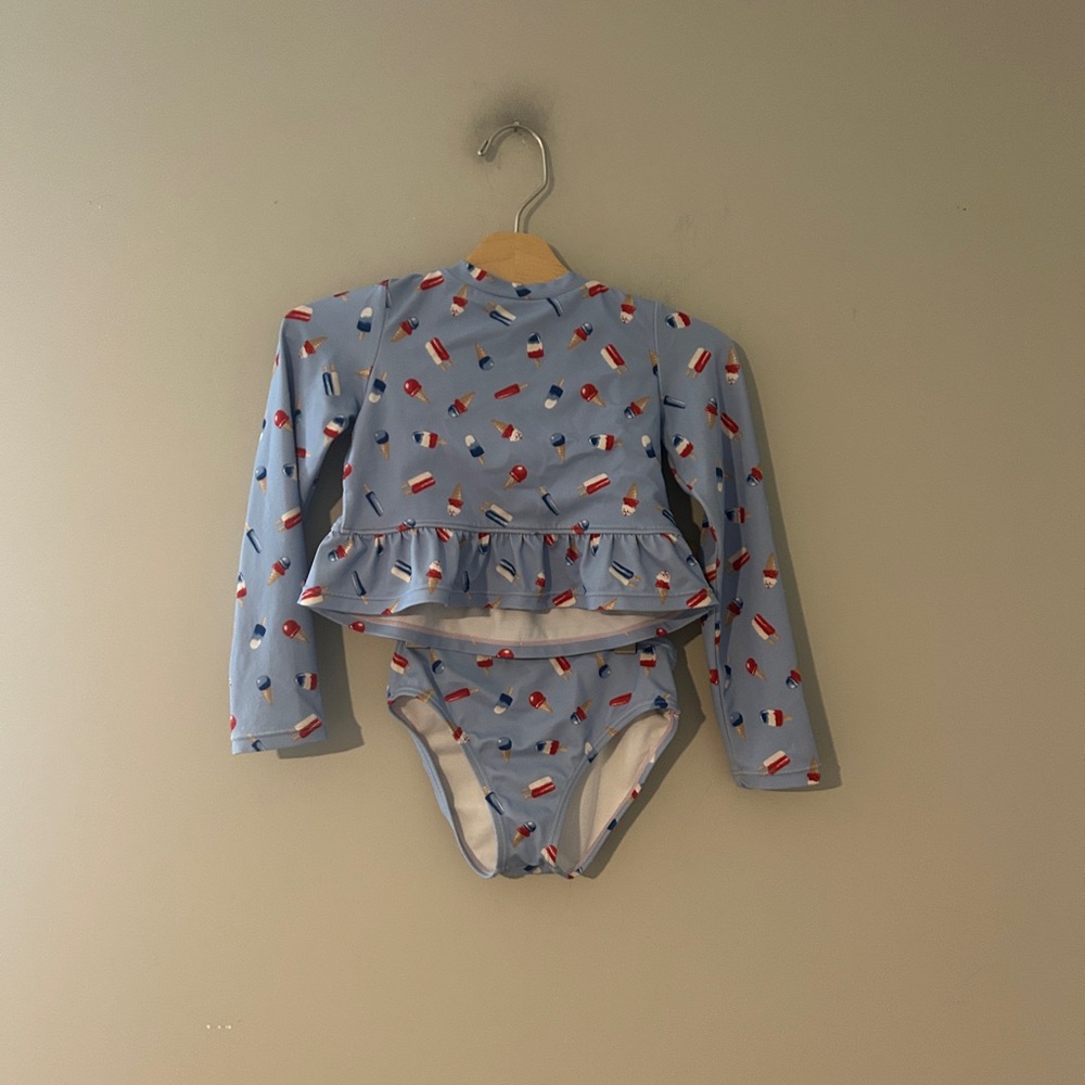 $17‎ ADD ON Janie and jack two piece swim suit 5Y Wild Wawa Little Bipsy Noralee